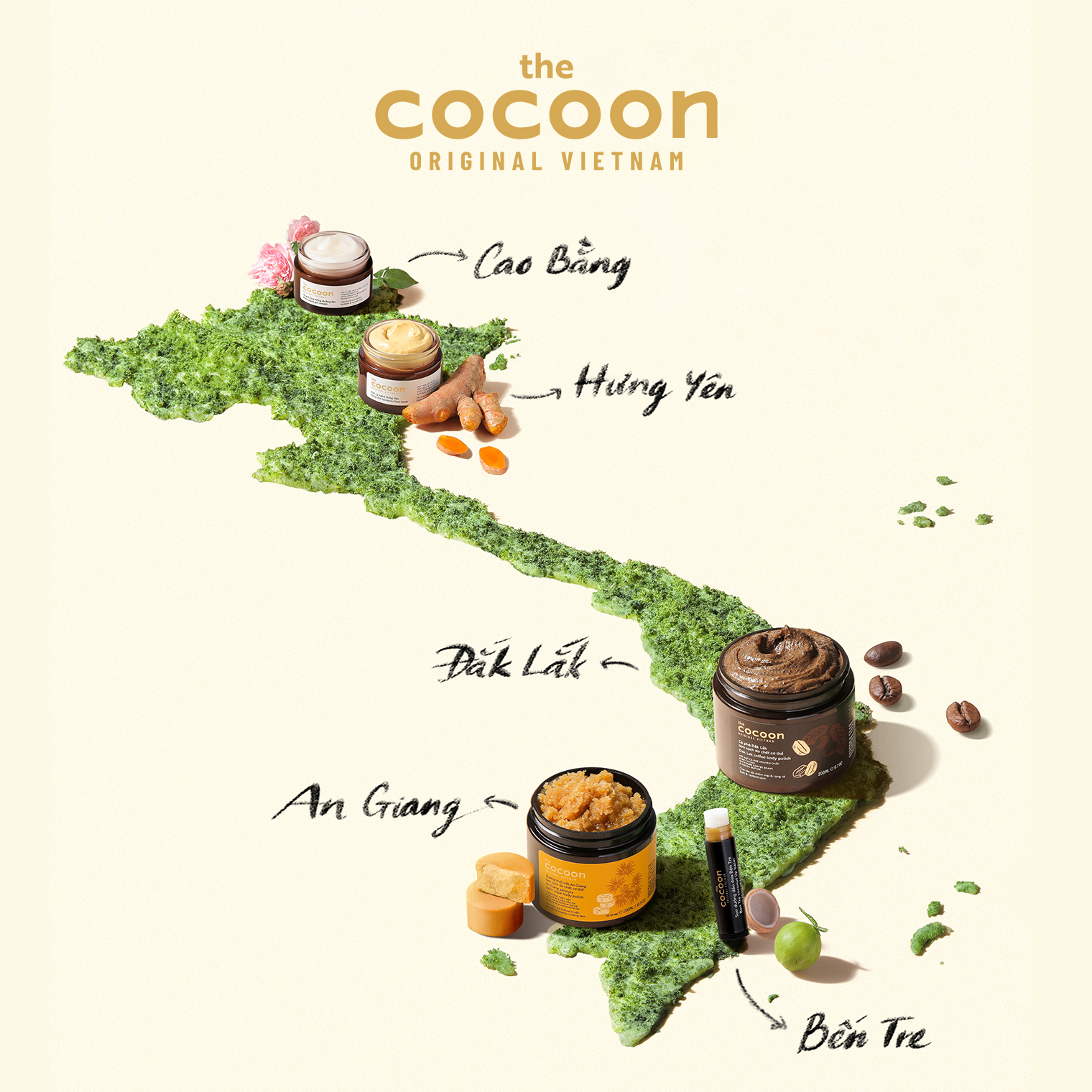  Sản phẩm của thương hiệu Cocoon được phân phối rộng khắp 