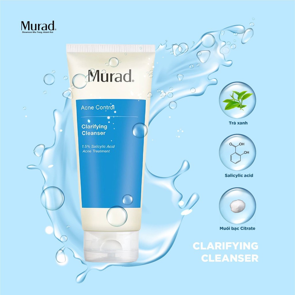 Thành phần của Murad Acne Control Clarifying Cleanser