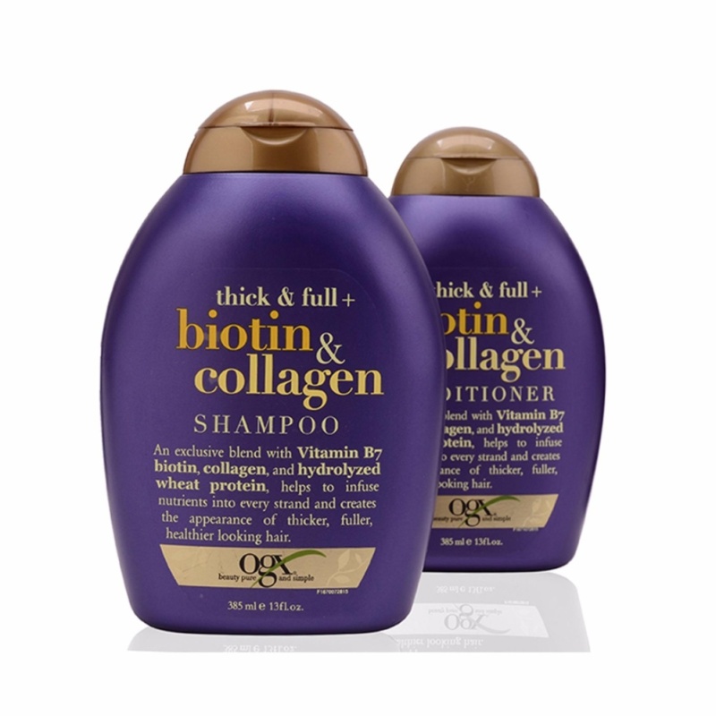 Thiết Kế của Bộ dầu gội & xả Biotin Collagen Thick & Full OGX