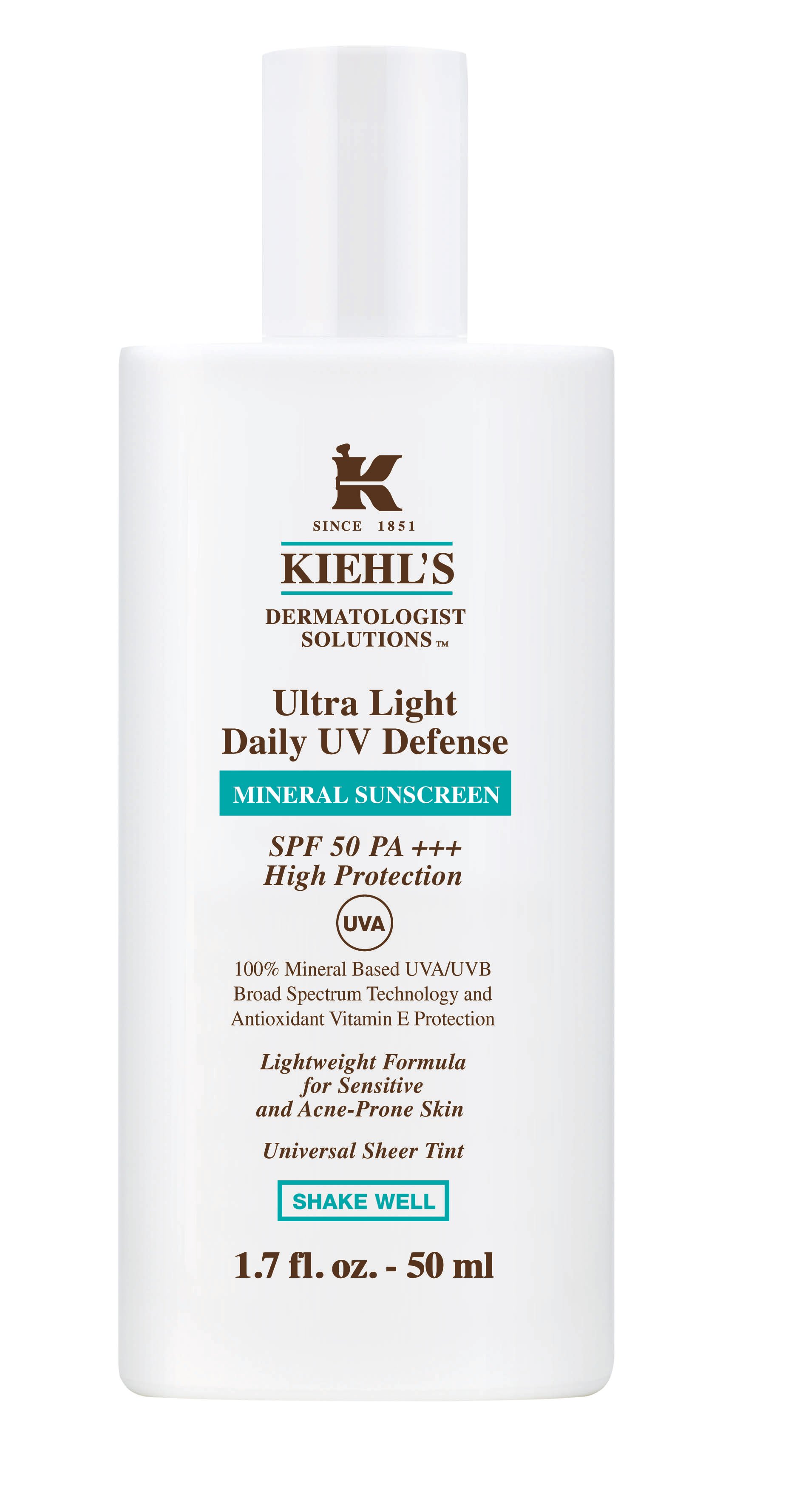 Kiehl’s Ultra Light Daily UV Defense Mineral Sunscreen