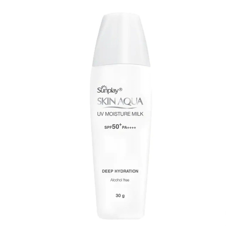Kem chống nắng Sunplay Skin Aqua UV Moisture Milk SPF 50+, PA ++++