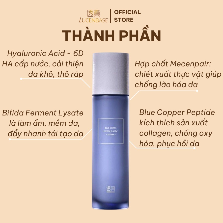 Thiết kế Toner Lucenbase Blue Copper Peptide