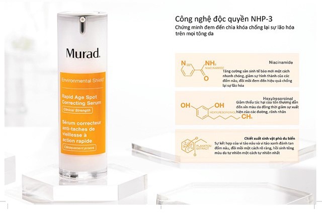 Thành phần của Murad Rapid Age Spot Correcting Serum
