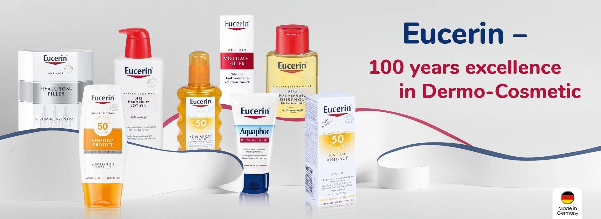 Eucerin - Thương hiệu dược mỹ phẩm được nhiều người tin dùng