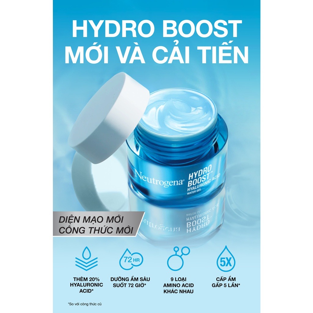 Công dụng của kem dưỡng Neutrogena Hydro Boost Hyaluronic Acid Night Cream