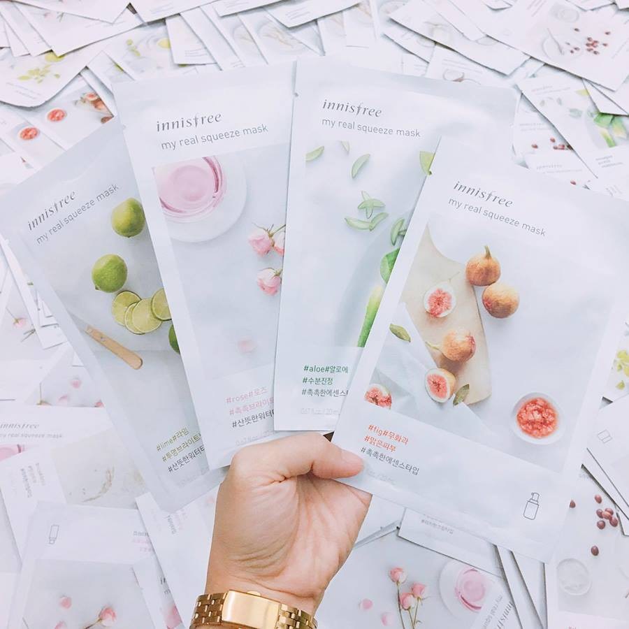 Mặt Nạ Giấy Innisfree My Real Squeeze Innisfree Mask Innisfree