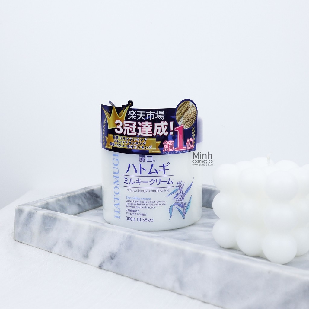 Hatomugi Moisturizing & Conditioning The Milky Cream