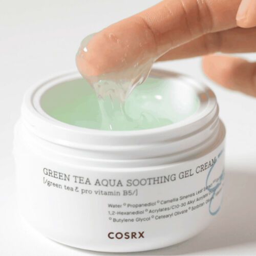 Texture của Cosrx Hydrium Green Tea Aqua Soothing Gel Cream