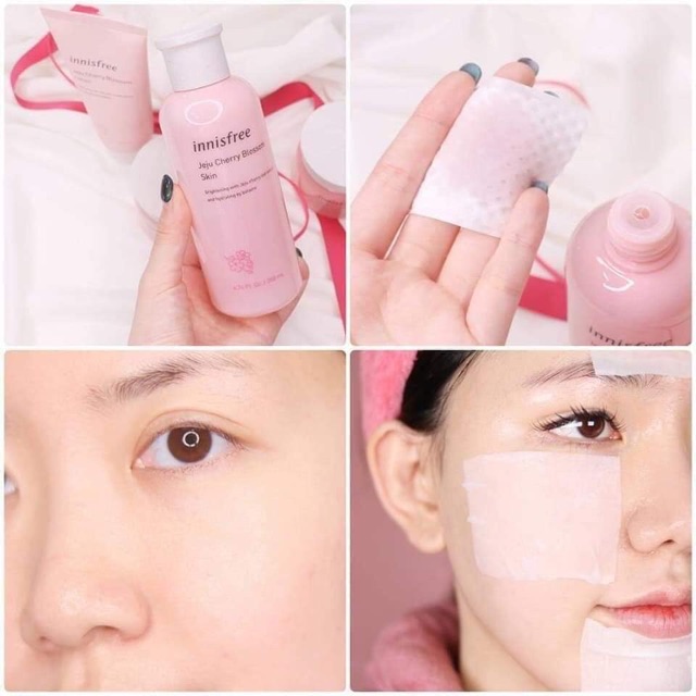 Công dụng của Innisfree Jeju Cherry Blossom Skin