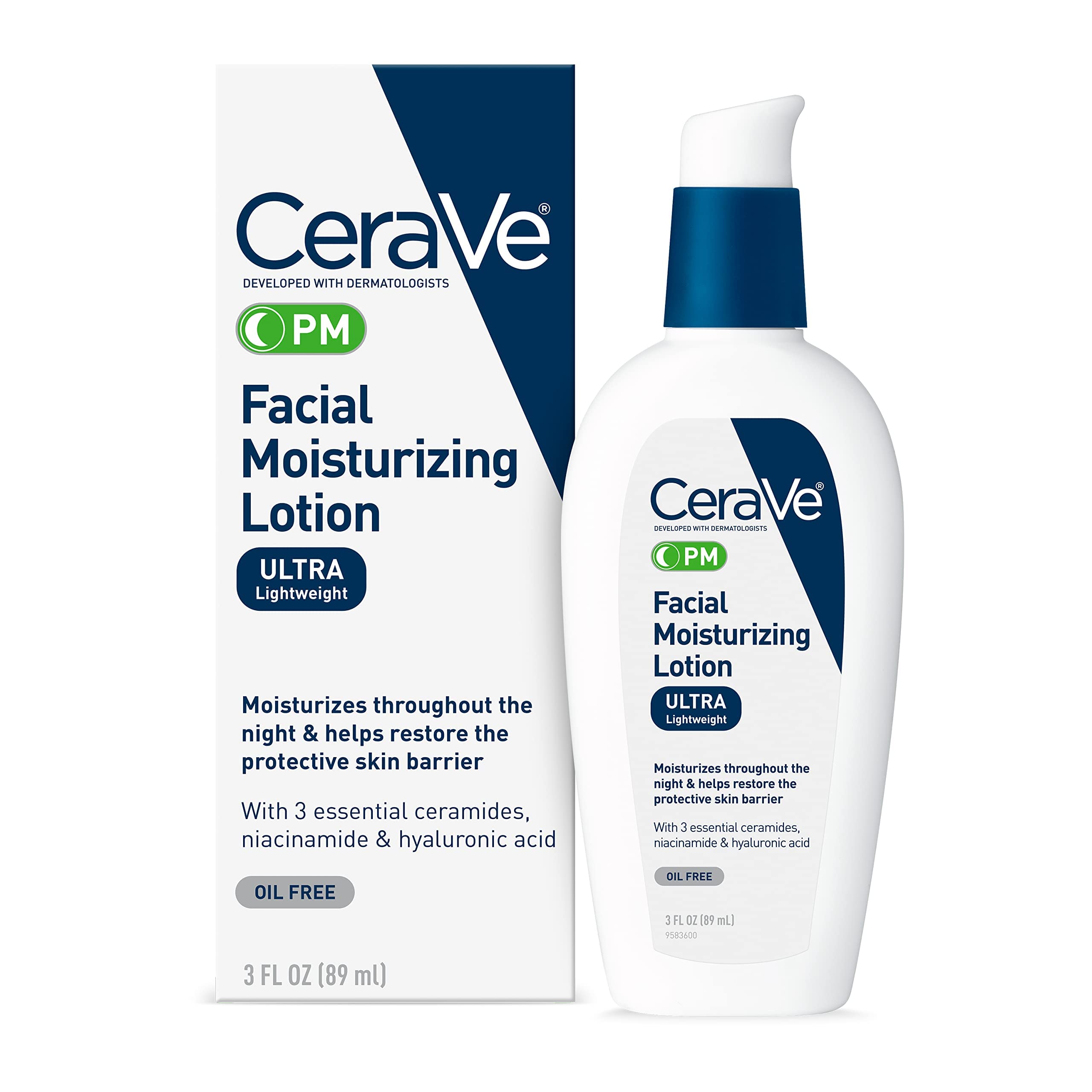 Thiết kế của kem dưỡng Cerave PM Facial Moisturizing Lotion