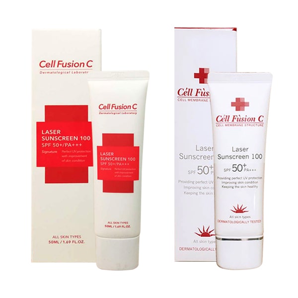 Thiết kế Cell Fusion C Laser Sunscreen 100 SPF50