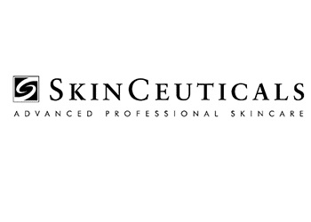Logo hãng Skinceuticals thiết kế nổi bật màu trắng đen