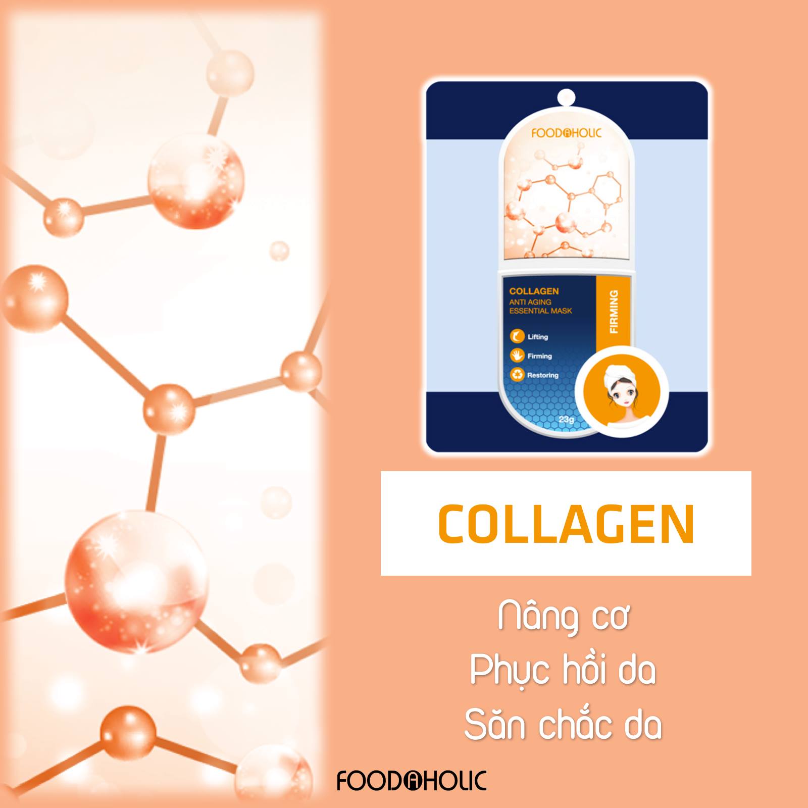 Mặt nạ collagen Foodaholic