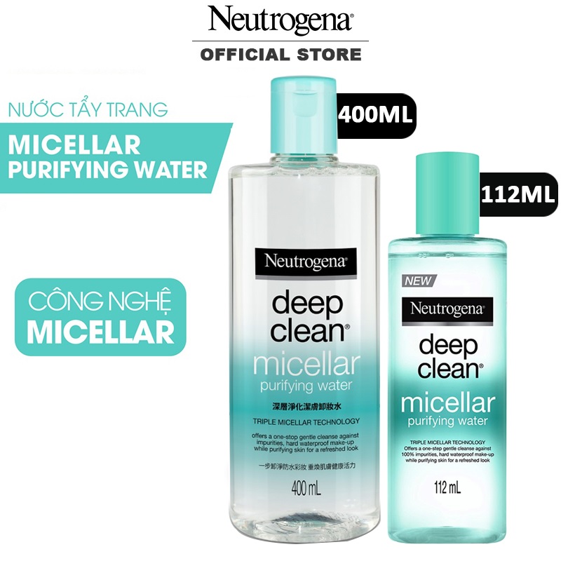    Thiết kế của Nước tẩy trang Neutrogena Deep Clean Purifying Water Micellar