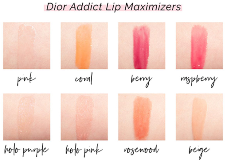 Bảng màu son đa dạng nhà Dior 