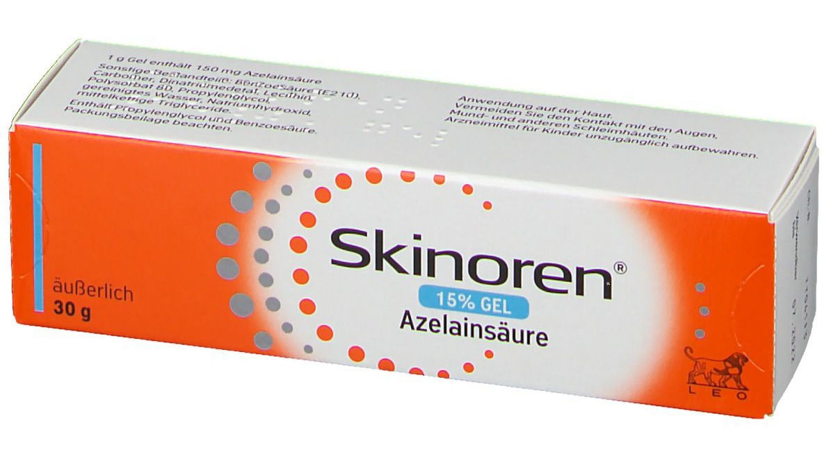 Bao bì sản phẩm Skinoren 15% Azelaic Acid