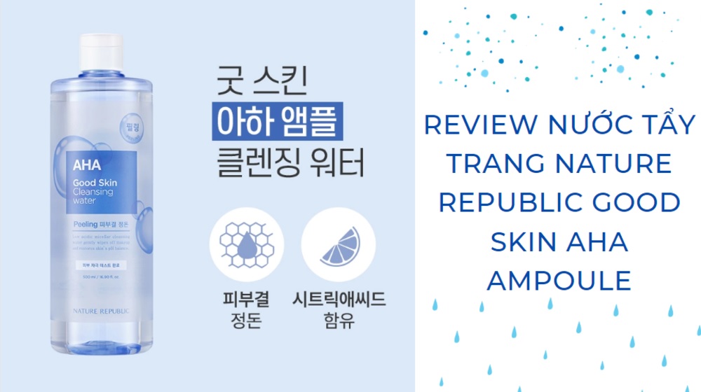 Good Skin AHA Ampoule Cleansing Water