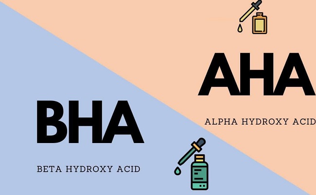 phân biệt AHA và BHA